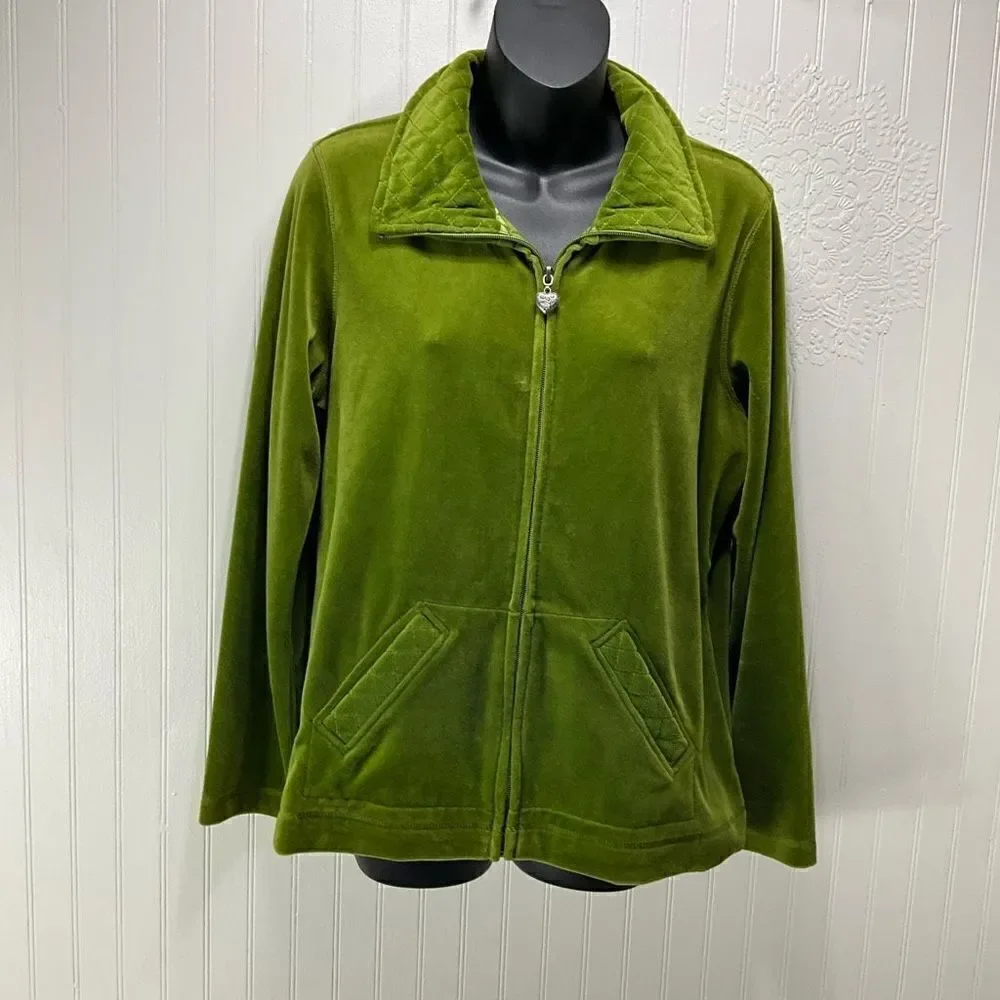 THREE HEARTS Velour Jacket
